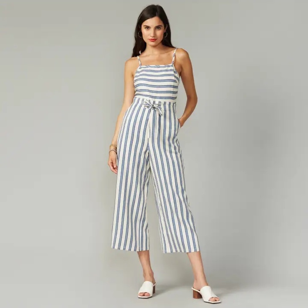 NWOT Greylin Michie Stripe Jumpsuit Small